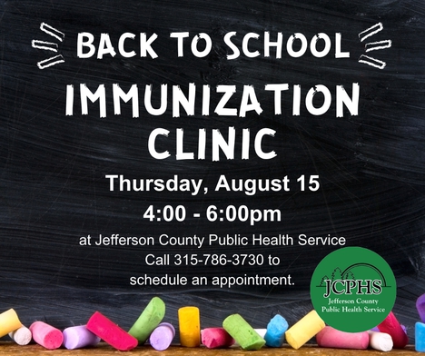 Welcome to Jefferson County New York Immunization Services